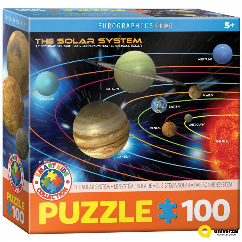 PUZZLE 100 DELOVA  6100-1009 THE SOLAR SYSTEM 