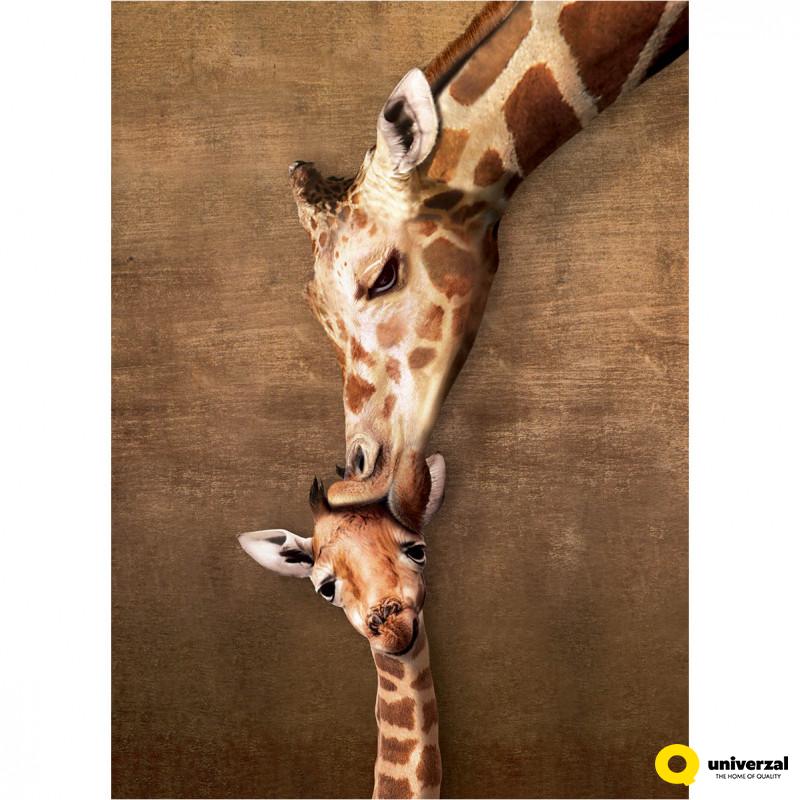 PUZZLE 500 DELOVA  6500-0301 GIRAFFR MOTHER'S KISS 