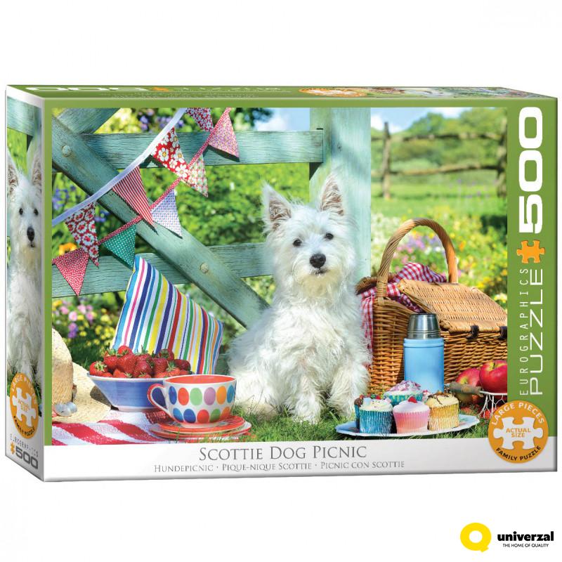 PUZZLE 500 DELOVA  6500-5461 SCOTTIE DOG PICNIC 