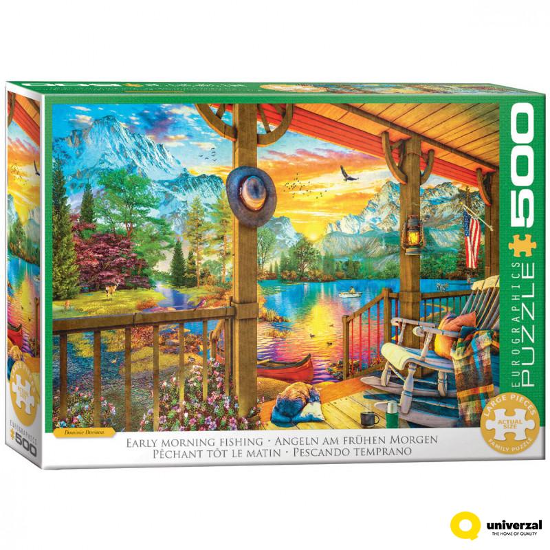 PUZZLE 500 DELOVA  6500-5884 EARLY MORNING FISHING 