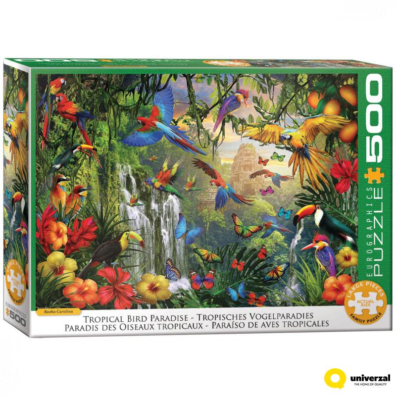 PUZZLE 500 DELOVA  6500-6006 TROPICAL BIRD PARADISE-CAROLIN 