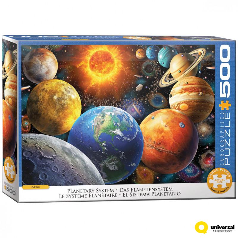 PUZZLE 500 DELOVA  6500-6007 PLANETARY SYSTEM BY ADRIAN 