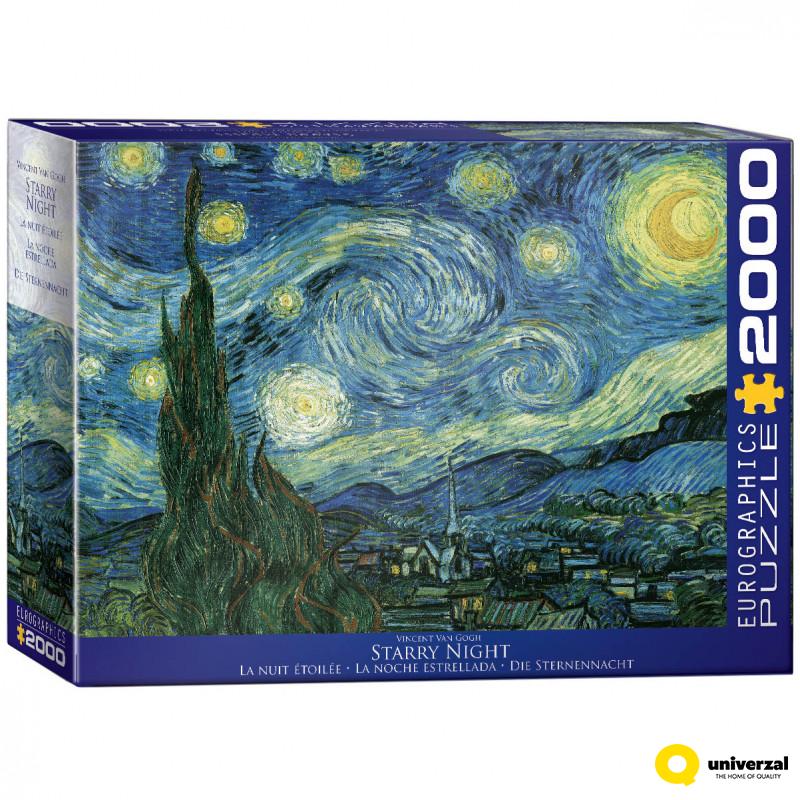 PUZZLE 2000 DELOVA 8220-1204 STARRY NIGHT BY VAN GOGH 