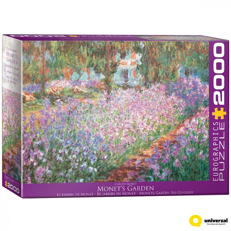 PUZZLE 2000 DELOVA 8220-4908 MONET'S GARDEN BY CLAUDE MONTE 
