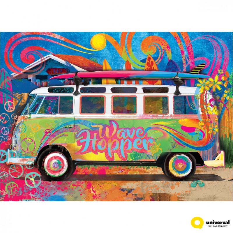 PUZZLE 550 DELOVA 8551-5561 VW BUS TIN WITH PUZZLE 