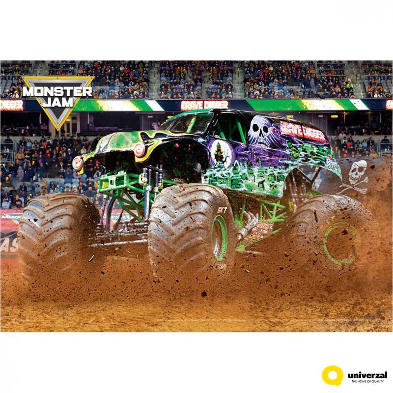 PUZZLE 550 DELOVA 8551-5943 GRAVE DIGGER TIN - MONSTER JAM 