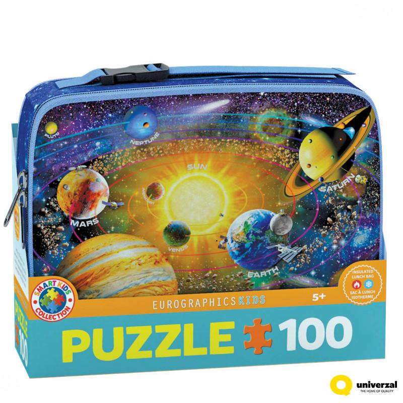 PUZZLE  LUNCH BOX  9100-5486 SOLAR SYSTEM 