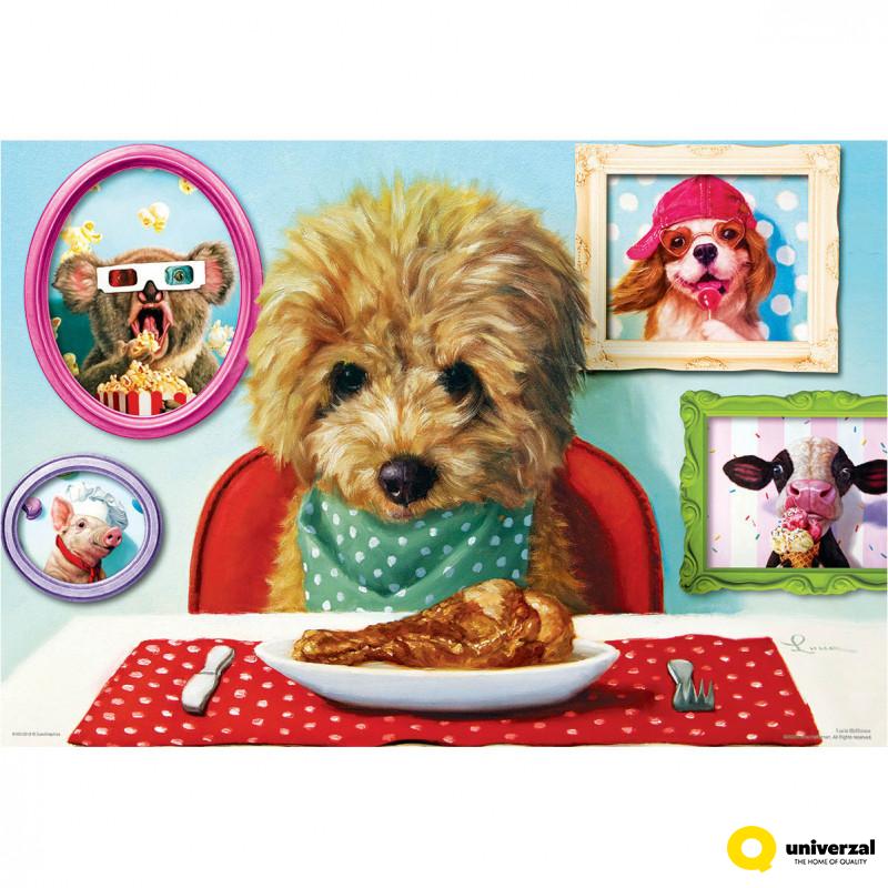 PUZZLE LUNCH BOX  9100-5818  DINNER TIME BY HEFFERNAN 