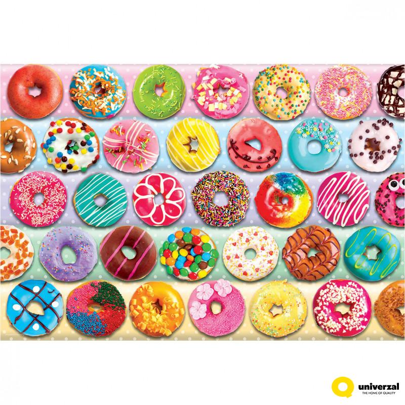 PUZZLE  LUNCH BOX  9100-5825 DELIGHTFUL DONUTS 