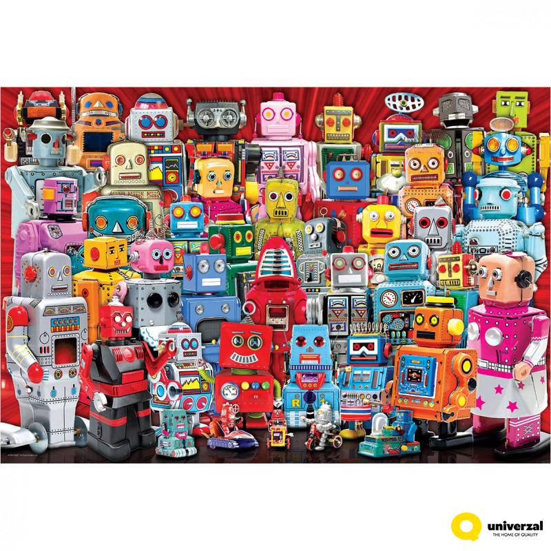 PUZZLE LUNCH BOX  9100-5827 ROBOTS 