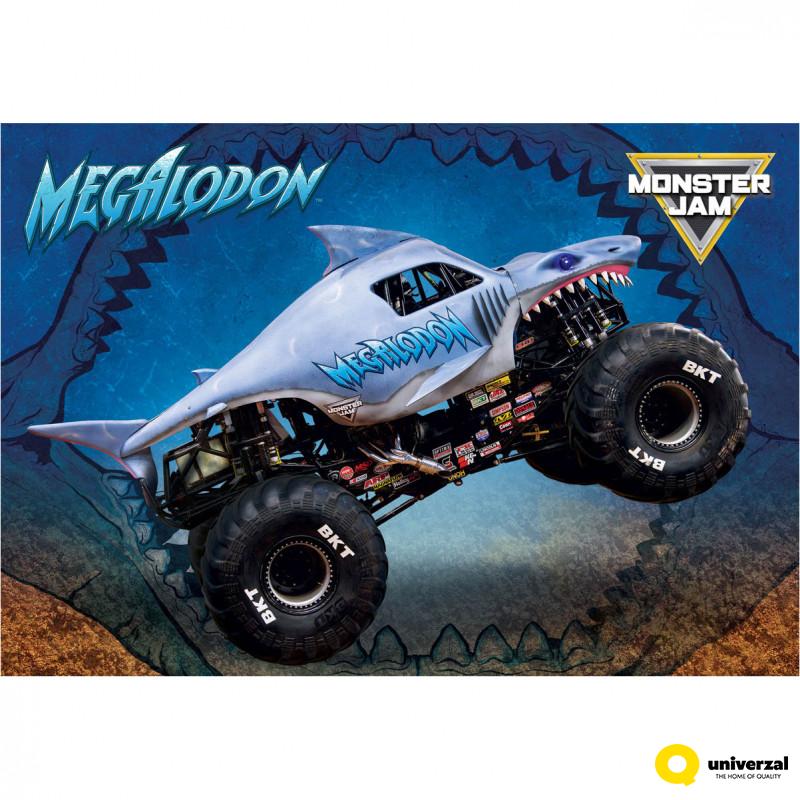 PUZZLE LUNCH BOX  9100-5939 MEGALODON MONSTER JAM 