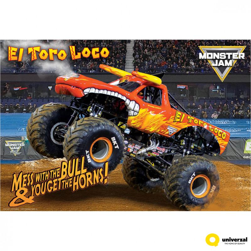 PUZZLE LUNCH BOX  9100-5940 EL TORO LOCO MONSTER JAM 