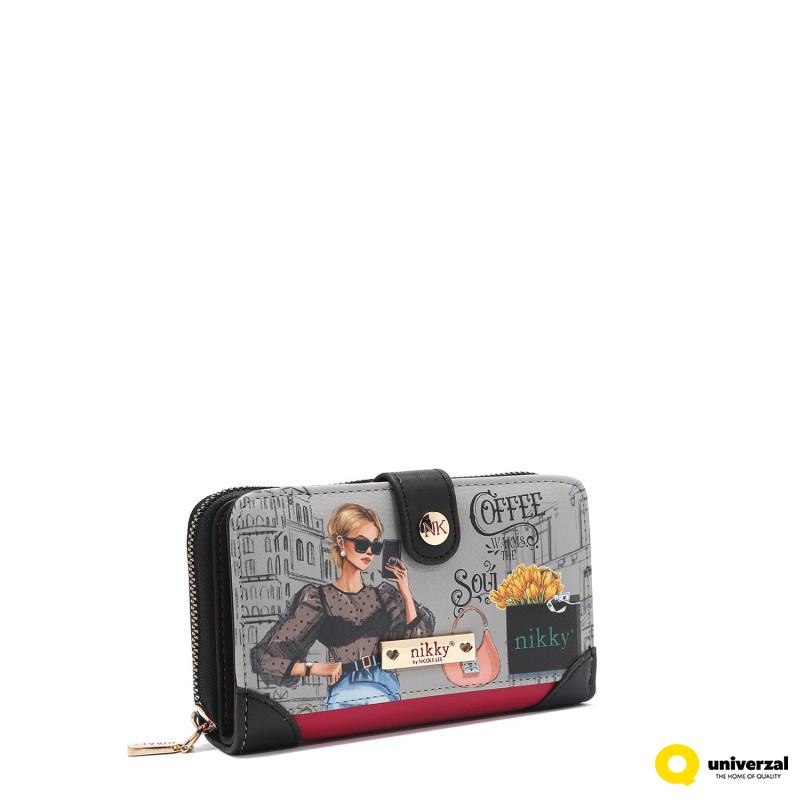 NOVČANIK NIKKY KOPČA NK22522 URBAN COFFEE DREAM SS2025 