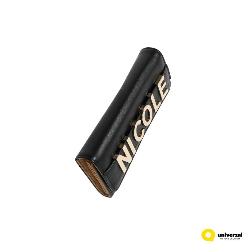NOVČANIK KOPČA NICOLE LEE P7812 BLACK SS2025 