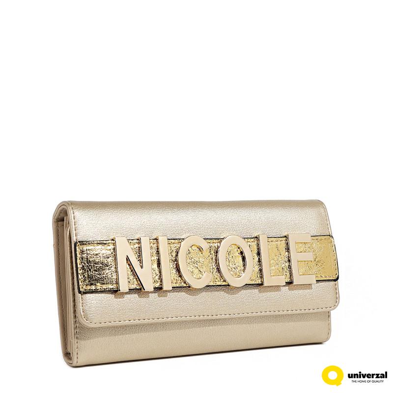 NOVČANIK KOPČA NICOLE LEE P7812 GOLD SS2025 