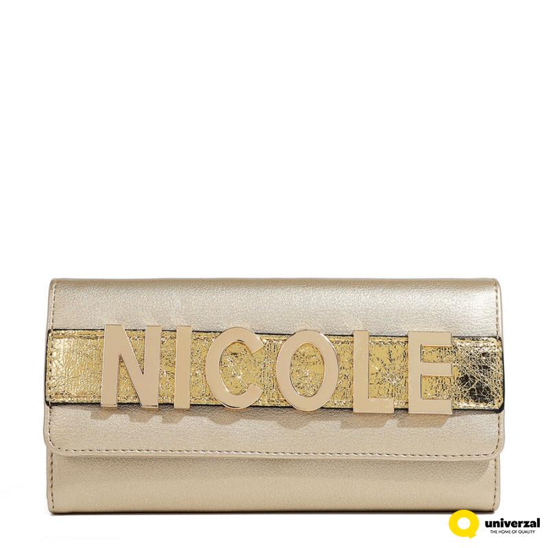 NOVČANIK KOPČA NICOLE LEE P7812 GOLD SS2025 