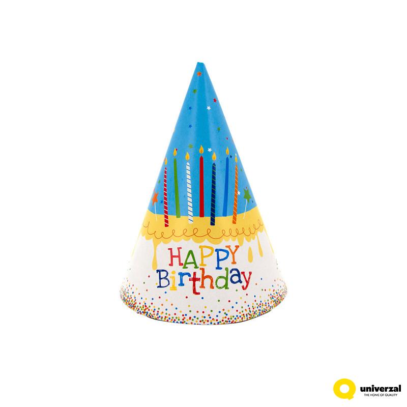 PARTY KAPA 6/1 PLAVA 15CM OCTOPUS UNL-2527 