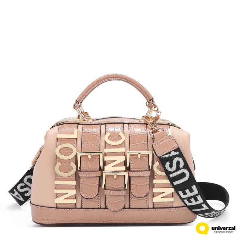 TORBA NICOLE LEE P17208 LOGO NUDE SS2025 