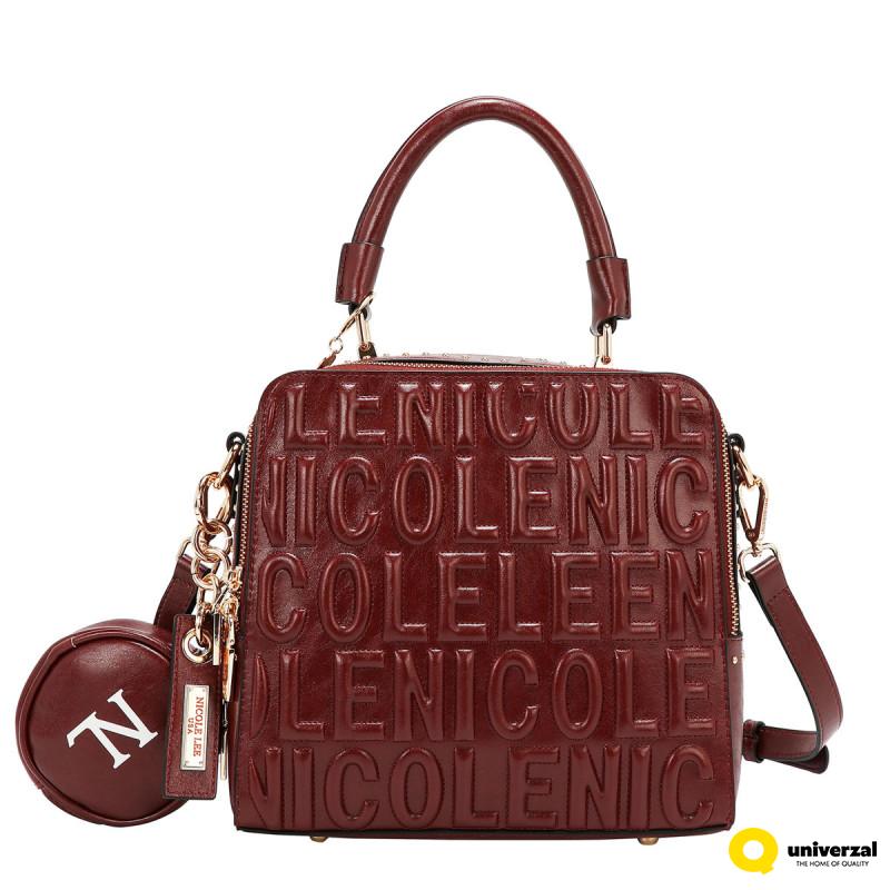 TORBA NICOLE LEE EMB17451 WINE 