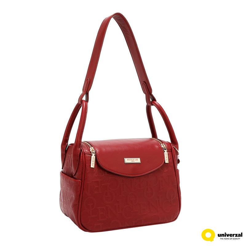 TORBA NICOLE LEE EMB17507 BURGUNDY 
