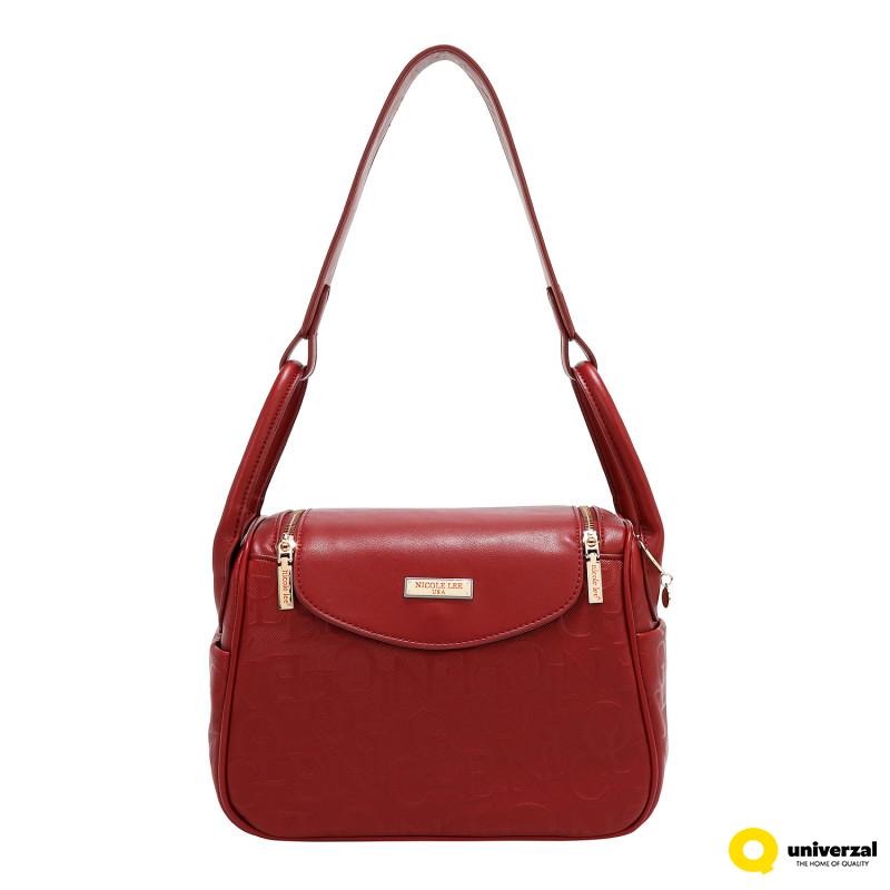 TORBA NICOLE LEE EMB17507 BURGUNDY 