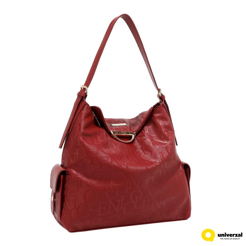 TORBA NICOLE LEE EMB17509 BURGUNDY 