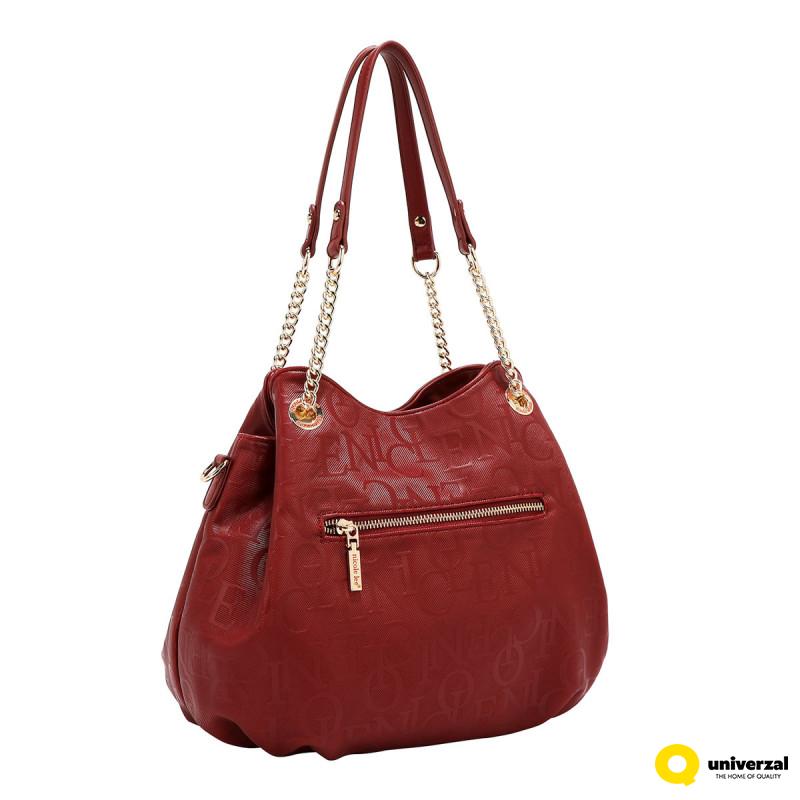TORBA NICOLE LEE EMB17512 BURGUNDY 