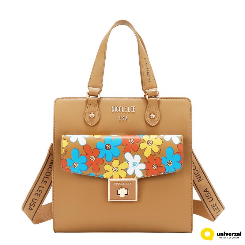TORBA NICOLE LEE FLO17473 TAUPE 