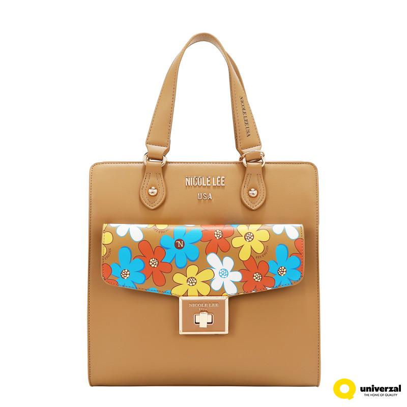 TORBA NICOLE LEE FLO17473 TAUPE 