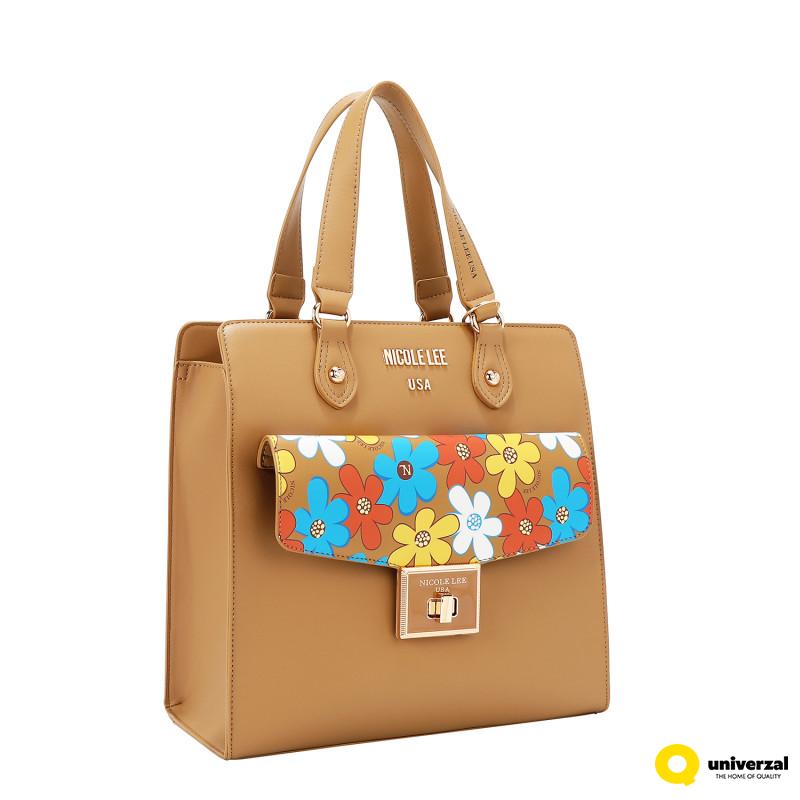 TORBA NICOLE LEE FLO17473 TAUPE 