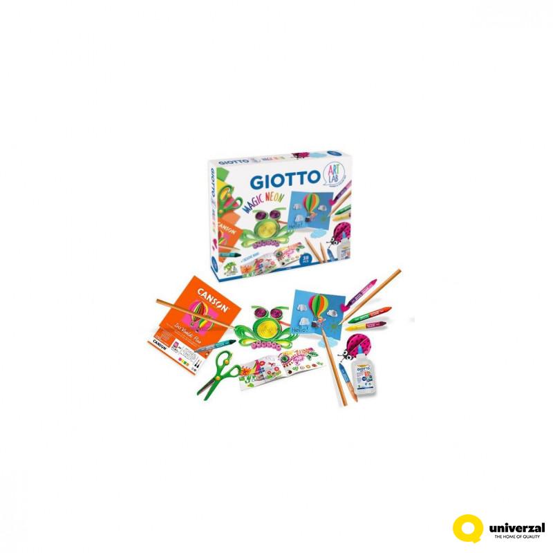 SET ZA BOJENJE GIOTTO ART LAB MAGIC NEON 582200 