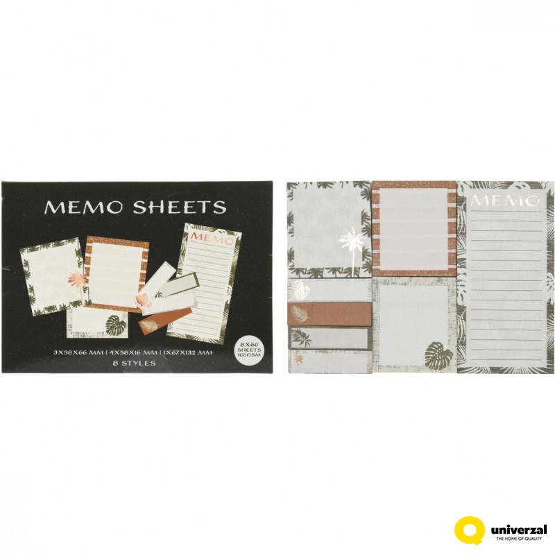 BLOK SAMOLEPLJIVI SET 8/1  183X150X9mm 110804480 