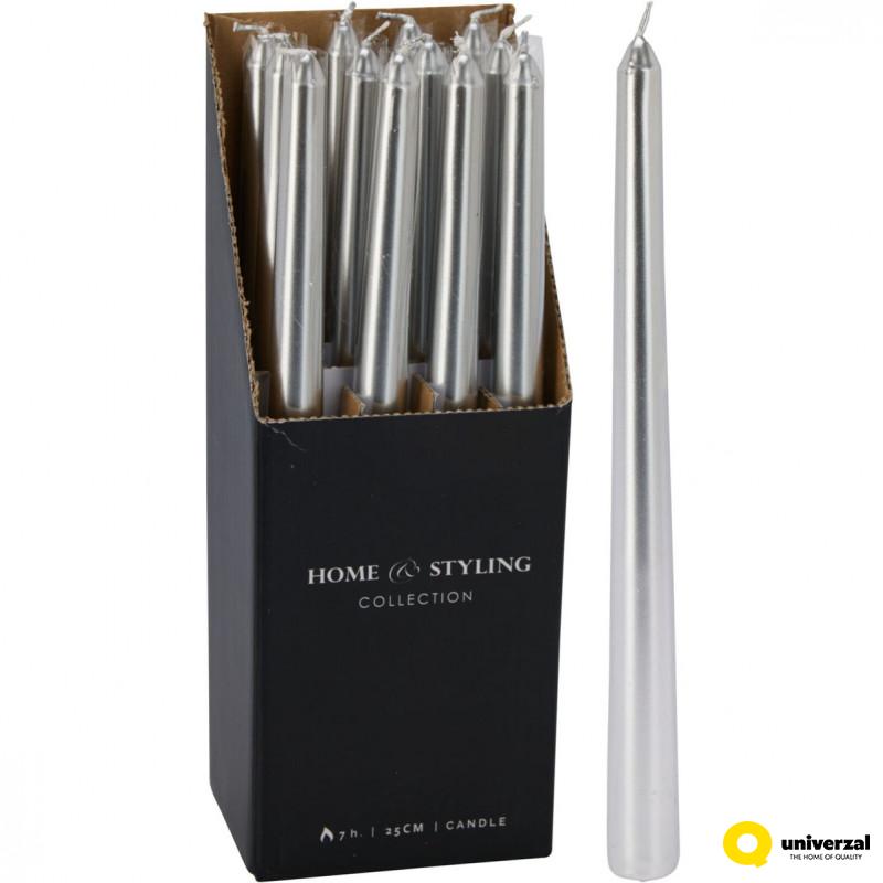 SVEĆA 25CM SILVER ACB101510XMAS 