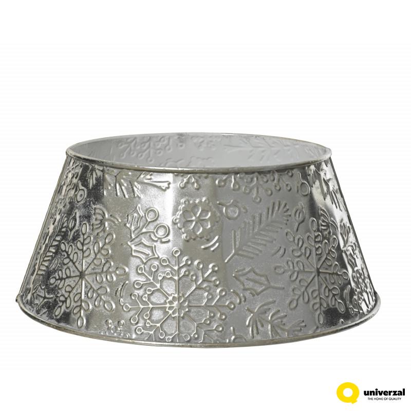 OBLOGA ZA POSTOLJE ZA JELKU 70X27CM SREBRNA 381395 