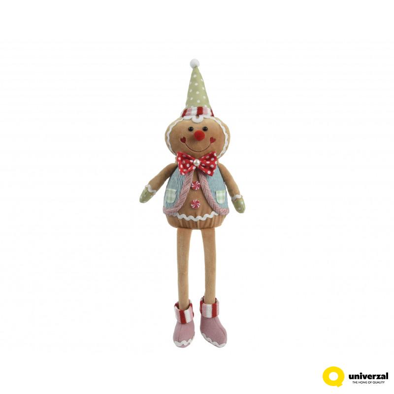 FIGURA NOVOGODIŠNJA PATULJAK 50CM BRAON 536023 