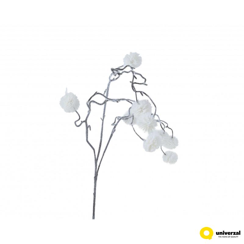 GRANA DEKORATIVNA 69CM BELA 708113 