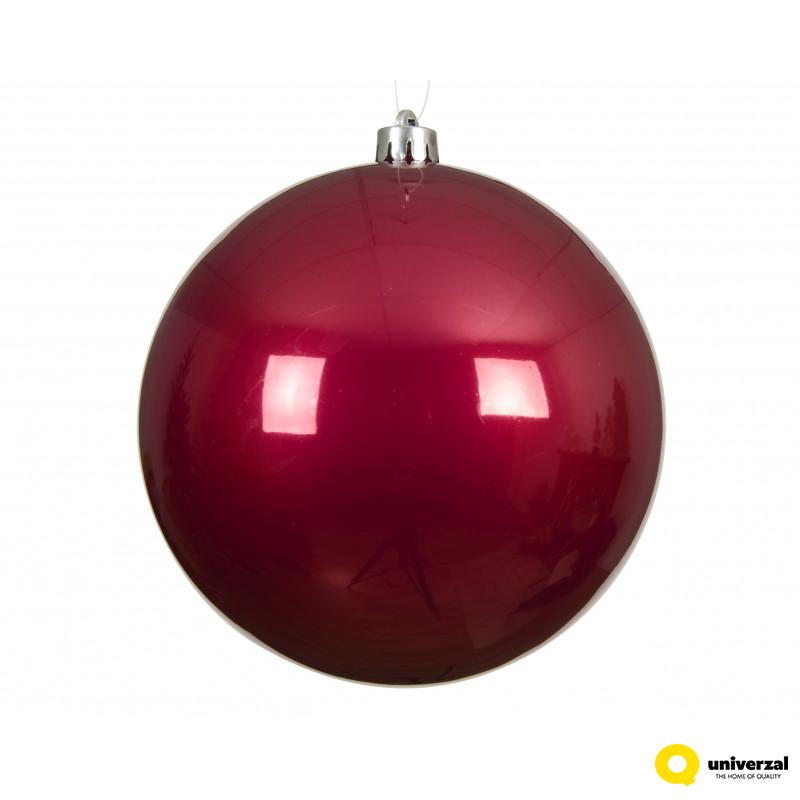 KUGLA NOVOGODIŠNJA 14CM PINK 022736 