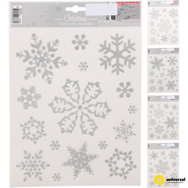NOVOGODIŠNJI STIKERI ZA PROZOR 30X42CM 4ASS SN BCC711060XMAS 