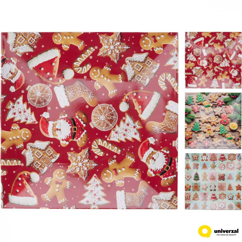 TACNA NOVOGODIŠNJA 30X30CM AKX101740 