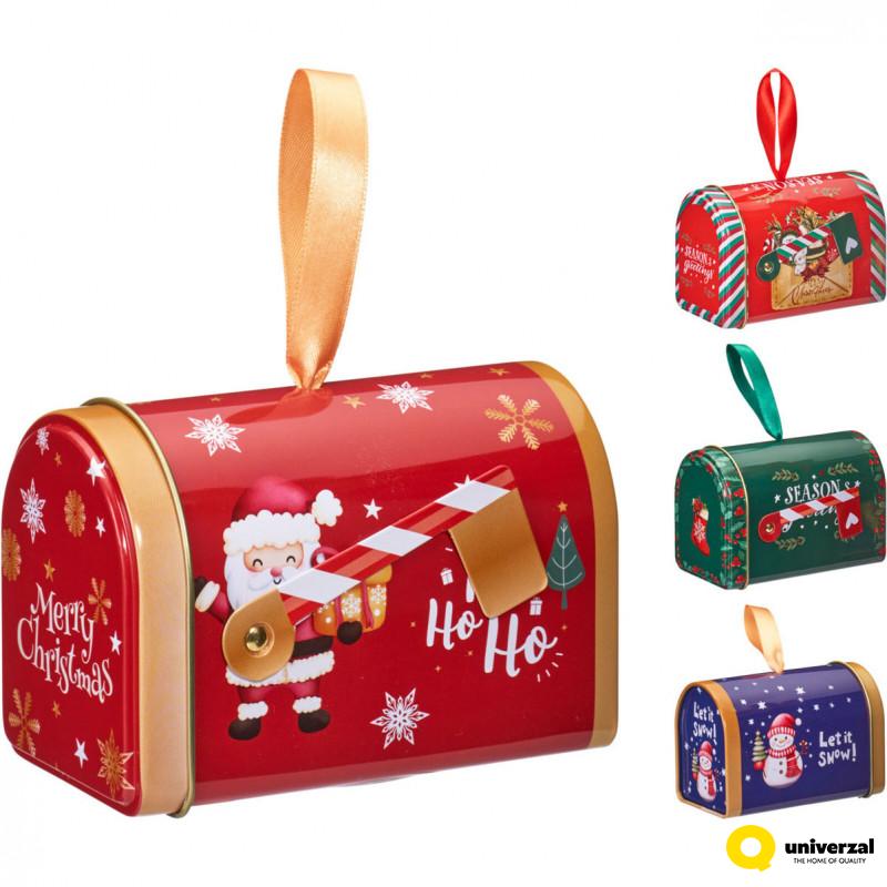 KUTIJA UKRASNA METALNA 115X75X75 4 MOTIVA BL4298180 