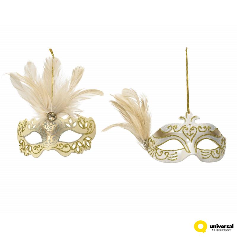 MASKA UKRASNA SA PERJEM 7X5CM 2 DEZENA 535993 