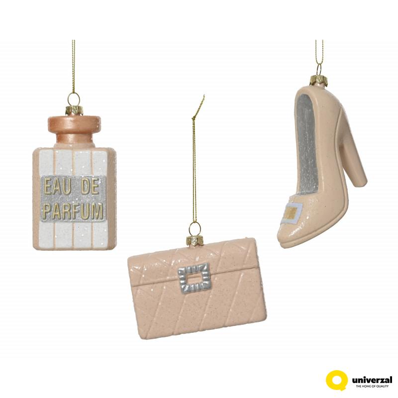 UKRAS NOVOGODIŠNJI CIPELA-TORBICA-PARFEM 12.5CM PINK 537365 