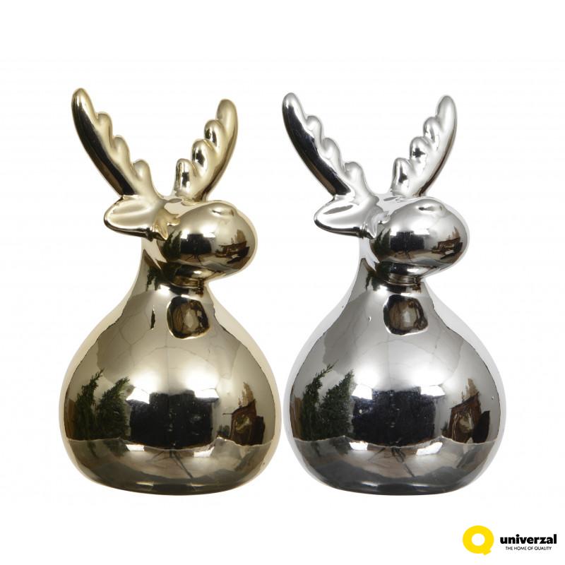 UKRAS NOVOGODIŠNJI JELEN KERAMIČKI 12.3CM 537977 