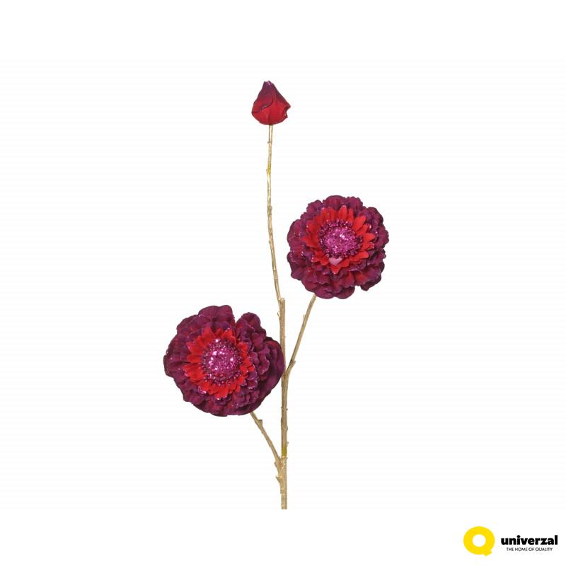 CVET DEKORATIVNI 17X74CM CRVENI 708083 