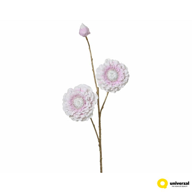 CVET DEKORATIVNI 17X74CM BELI 708086 