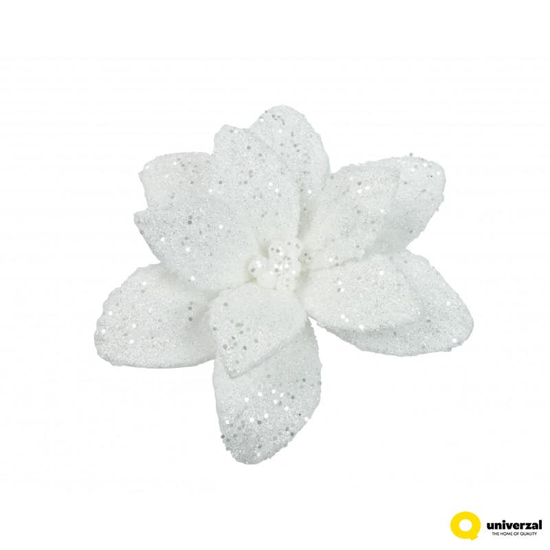 CVET DEKORATIVNI 28X10CM BELI 708685 