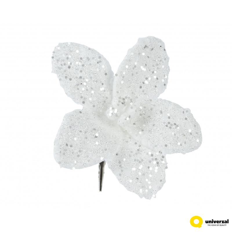 CVET DEKORATIVNI 18X6CM BELI 708689 