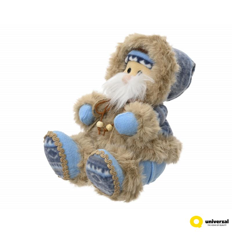 UKRAS DEKORATIVNI ESKIM 23CM PLAVI 729550 