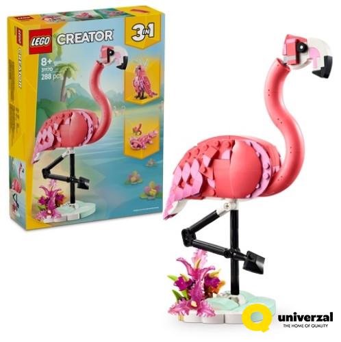 KOCKE LEGO CREATOR 31170 WILD ANIMALS PINK FLAMINGO 
