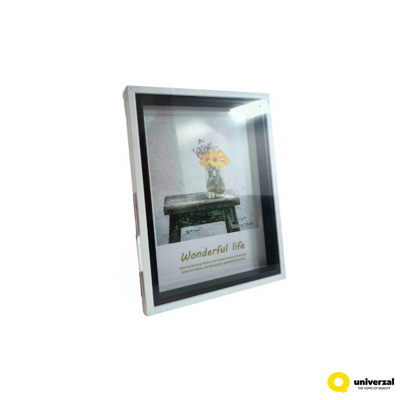 RAM ZA SLIKE 13X18CM W1222GS BELO-CRNI 